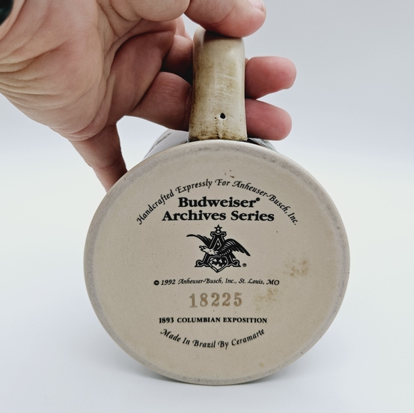 ANHEUSER BUSCH | Budweiser Archives Series limited ed. collector stein #18225 - Picture 7 of 11